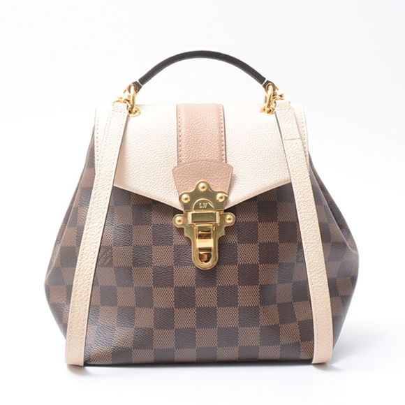 Louis Vuitton Bag Damier Clapton Backpack Rucksack White - Picture 1 of 5